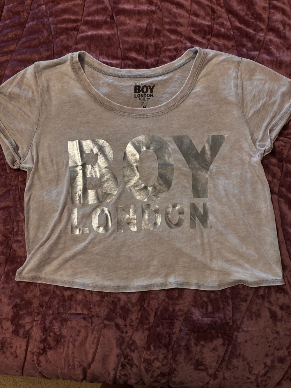 Boy London crop top